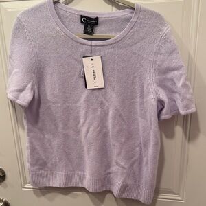 Bloomingdale's Lavender Cashmere Sweater